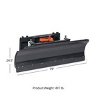 Titan Attachments 79  Hydraulic Skid Steer Dozer Blade  Universal Ssqa
