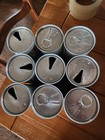 Iron City Pittsburgh Scenes 9 Can Set 12 Oz Straight Steel Beer Cans