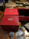 Duxot Atlantica Rainbow Limited Edition Automatic Diver Wristwatch Blue Dial Box