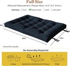 6  Futon Mattress Full Size Futons Sofa Couch Bed W  Straps Corduroy Fabric