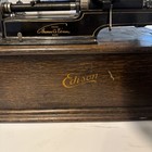 Edison Phonograph  Player W  Horn   Edison Records Cylinders   Working 