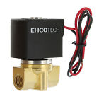 1 4  Electric Solenoid Valve Brass   Viton  fkm  12v Dc Air Gas Diesel B20v