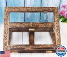 Adjustable Wooden Handmade Quran Cookbook Geeta Bible Holder Support Stand Re