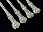 Tiffany Co English King Fork Lot Of 4 Vintage Antique Estate Sterling Silver