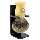 3-band Pure Badger Bristle Shaving Brush With Faux Ivory Handle - Luxury Groomin