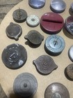 Vintage Automobile Gas Caps And Radiator Cap Lot Of 23