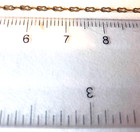 Vintage Brass Chain Jewelry Making Fine   Small Links Earrings Necklaces By Yard