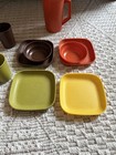 Vintage 1970   s Tupperware Toys Mini Serve It Children   s Play Dish Kids Set