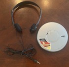 Sony Cd Walkman Portable Player Silver D-ej011 Tested Works With Sony Headphones