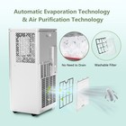 10000 Btu Portable Air Conditioner 3-in-1 R32 Air Cooler  Dehumidifier  Fan Mode