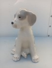 Vintage Gray Porcelain Great Dane Puppy Figure 7  X 4 5  Ussr Lomonosov Vgc