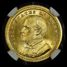 1903 Mckinley Gold  1 Commemorative     Ngc Ms-65     Louisiana Purchase Dollar Coin