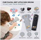 Baby Remote Control Toy With Silicone Teether Cover - Baby Musical Toys