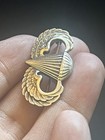 World War Ii 2 Sterling Silver Paratrooper Airborne Insignia Parachute Pin