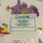 Vintage 1991 Current Inc Gift Wrap 2 Sheets Cool Dudes Zoo Animals Unopened