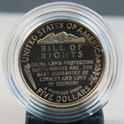 1993 W  5 Gold Bill Of Rights Commemorative Proof Coin