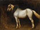 Henry Detmold  1854-1924  - Framed Late 19th Century Oil  Study Of A Cart Horse