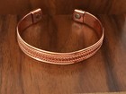 Pure Copper Magnetic Bracelet Arthritis Pain Relief Men Women Energy Cuff Classy