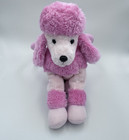 Russ Pink Poodle Purse Bag Zipper Closure Plush Stuffed Animal Dog 2018