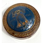 Vintage 1926 Sesqui-centennial Liberty Bell Powder Compact Jolie Amour Blue Gold