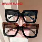 2 Pack Women s Blue Light Reading Glasses Oversized Square Y2k Readers  1 5-4 0