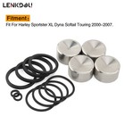 For Harley 2000-2007 Front rear Brake Caliper Rebuild Kit Dyna Sportster Touring