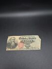 1866 50 Cents United States Fractional Currency Note Fr-1376 Fourth Issue