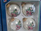Disney Mickey Unlimited Christmas Glass Ornaments Lot Of 3 Boxes  12 Ornaments 