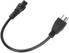 Toptekit Us 3 Prong Mickey Mouse Power Cord Ac Power Short Cord  Usa Nema 5-15p 