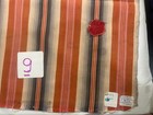 French Antique Cotton Stripe Fabric 1860-1890  19th Century rare 1 8 Yards nice
