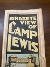 1918 Wwi All-view Picture  Map Guide Birdseye View Of Camp Lewis Washington