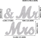 Mr And Mrs Sign   Just Married Banner mr   Mrs Signs For Wedding Table large Woo