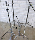 Vintage Ludwig 1970s Usa Chrome Hardware 4 Pack  Hi Hat  Snare    Cymbal Stands