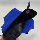 Black Bat Finger Puppet Toy Fire Robin Richmond Vermont Usa Handmade 