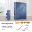 Classic Bible Cover Large Leather Carrying Book Case Church Bag Bible Protective