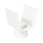 16 19cm Pvc Gutter White U-shape For Quick Installation With Standard Fittings
