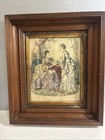 Vtg Antique Wood Gold Gilt Shadow Box Picture Frames   Prints Victorian  2 