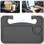 Car Steering Wheel Tray Desk Two Sided For Laptop Drink Food Work Table Holder
