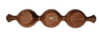 Mid Century Teak Partitioned Wood Snack Bowl Mcm Mid Century Modern Danish