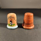 Vintage Thimble Wooden Travel Souvenir Florida