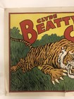 Vintage Clyde Beatty-cole Bros Circus Tiger Poster 21    X 28   