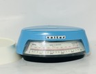 Salter Kitchen Scale Made In Britain Baby Blue Vtg W top Tray Rare Vintage