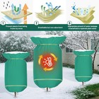 4pcs Winter Plant Cover Freeze Protection Frost Cloth Bag With Zipper Drawstring