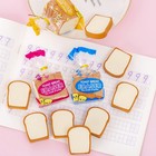 4pcskawaii Food Eraser Stationery Toast Bread Rubber Pencil Prizes Cute Suppl_us
