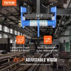 Vevor Push Beam Trolley Manual Trolley 2200 Lbs 1 Ton Load 2 5 -7  Adjustable