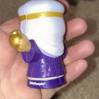 Fisher-price Little People Nativity Wise Man Figure Purple Robe Gold Gift