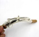 Power Neck Silver Plated Sba Mkvi  Type Yellow Brass Tenor Saxophone Neck 