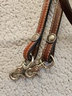  Leather Western Split Reins With Snaps