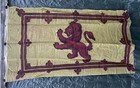 Vintage Royal Banner Of Scotland Lion Rampant Flag 1940s Linen 5 6 