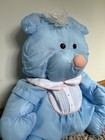 Vintage Puffalump Blue Bear Fisher Price Plush Toy 1986 Romper